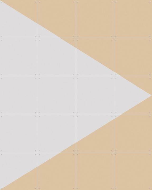 Color blocking - Grey Beige