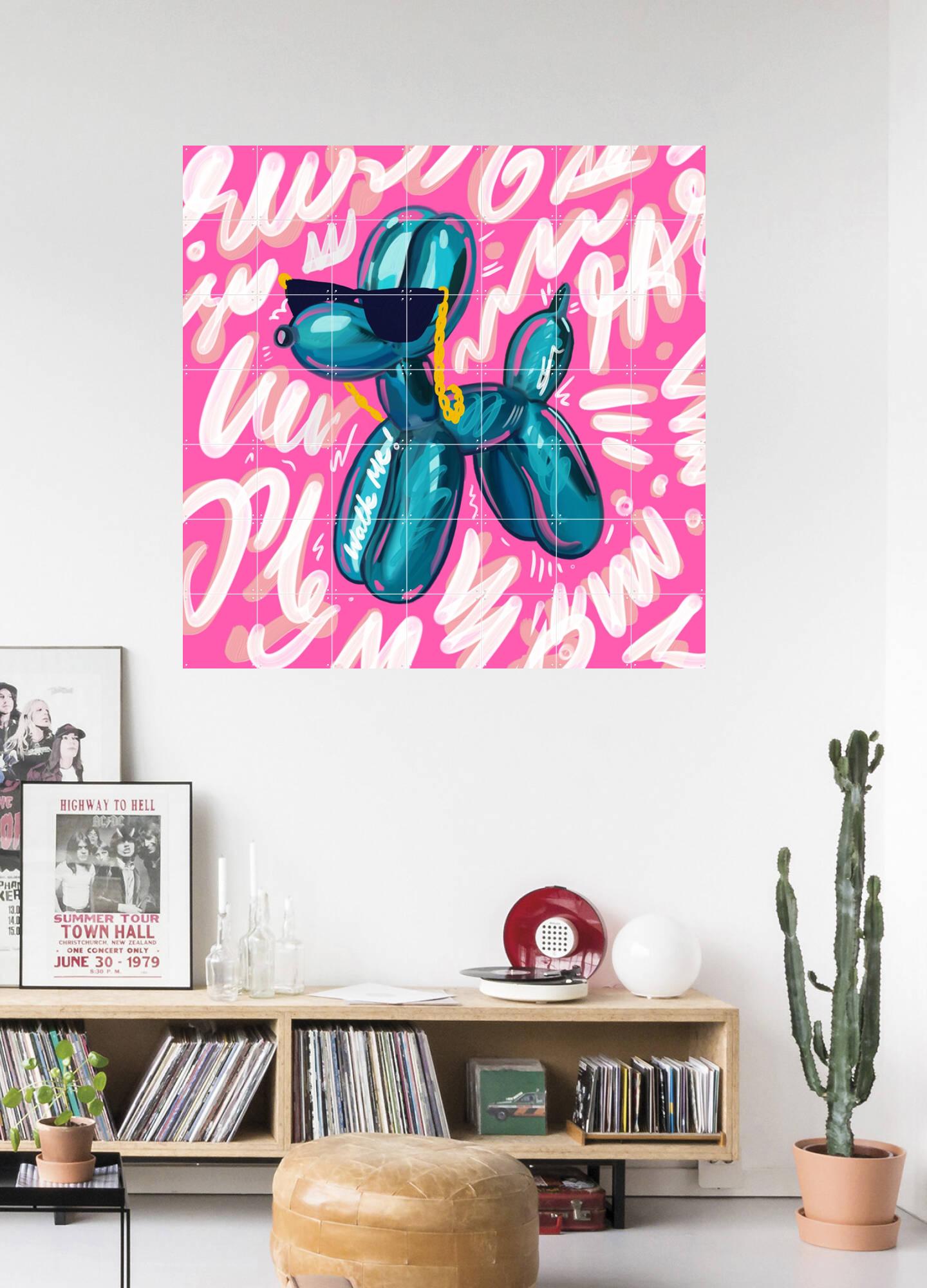 Balloon Dog - Pink By Pop-art by Tadej | Wall Art & Art Prints | IXXI