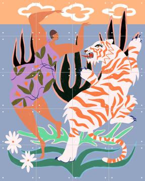 'Hello Tiger' par Arty Guava