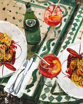 'Frutti di mare & Aperol spritz' by Ekaterina Zagorska