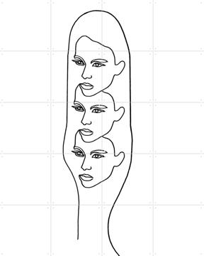 'Threehead' by Julia Hariri