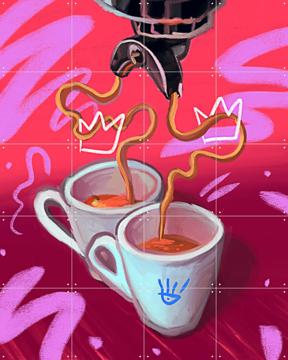 'Coffee Lovers' par Pop-art by Tadej