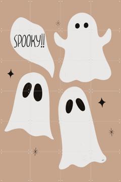 'Spooky Ghosts' van Menina Lisboa
