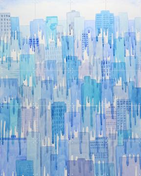 'Dripping Houses' van Natalie Bruns