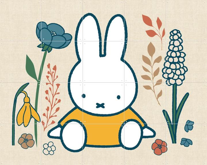 Miffy Flowers - Beige