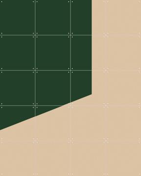 'Color blocking - Beige Green' by Allon Dery