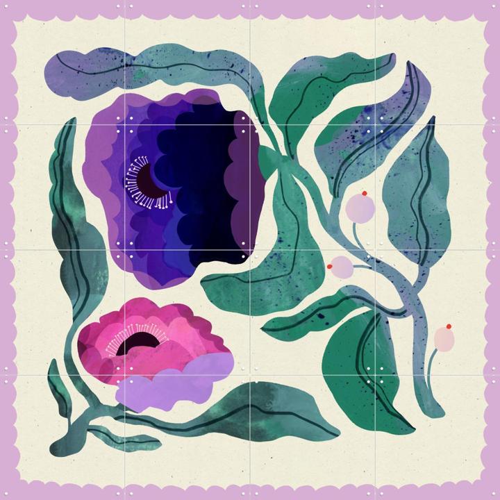Lilac Blue Flower