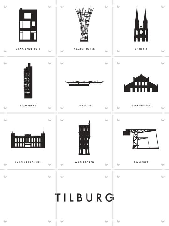 Tilburg Architecture Collage Box