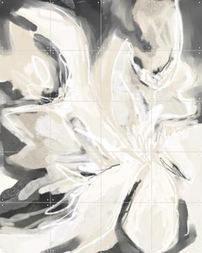 'Modern Abstract in Black and White' van Bohomadic Studio