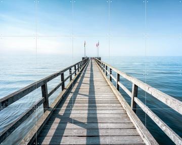 'Wooden Pier at the Sea - Germany' van Jan Becke