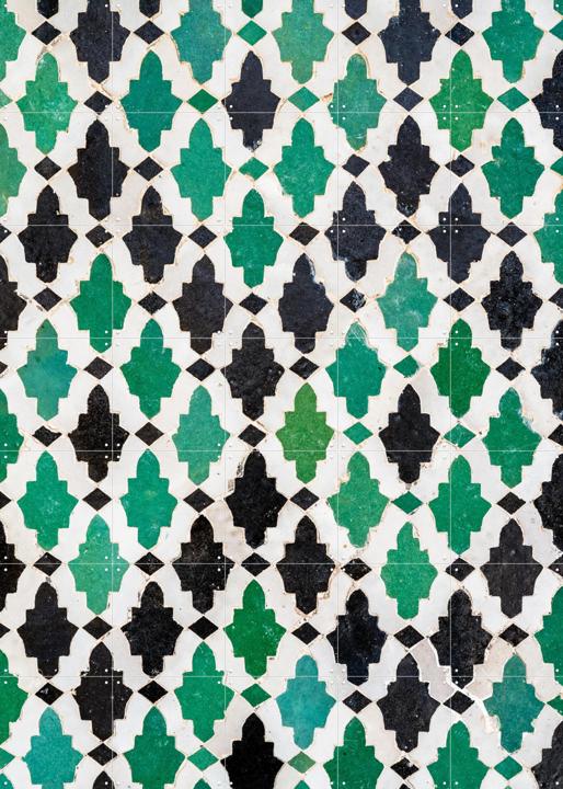 Moroccan Green Tiles