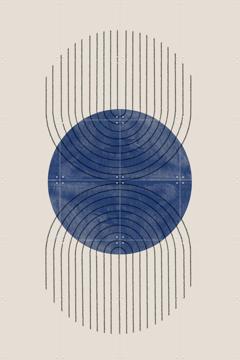 'Perfect Point Blue' van The Miuus Studio