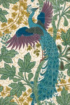 IXXI - Fig and Peacock purple by Walter Crane & Victoria and Albert Museum