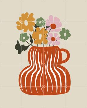 'Daisy Jar' by Miho Art Studio