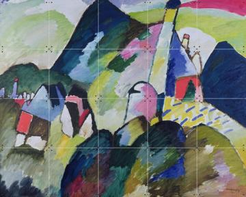 'Murnau with Church II' by Kandinsky & Bridgeman Images