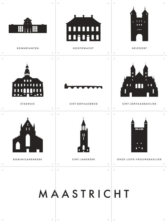 Maastricht Architectuur Collage Box