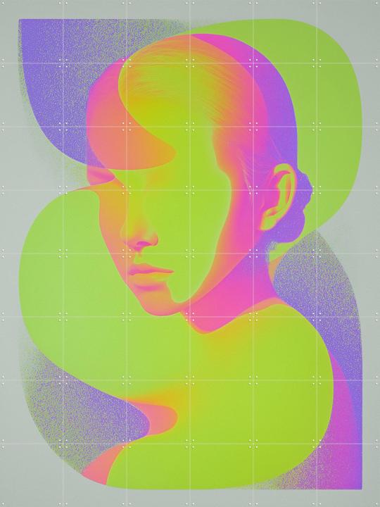 Neonpastel Portret - Kaia