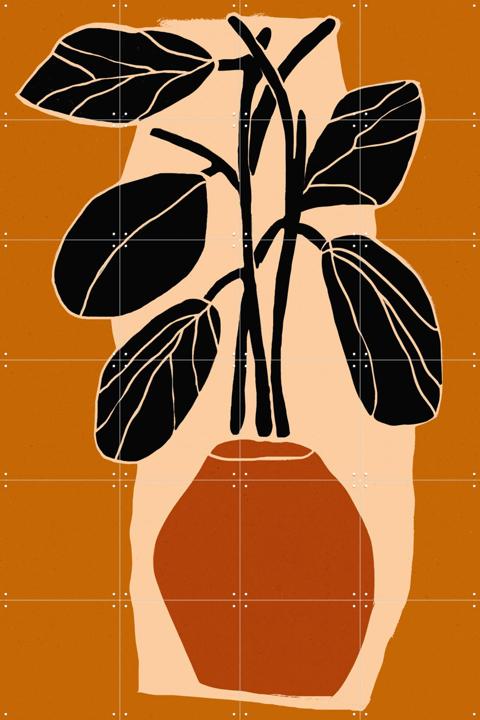 Bold Leaf Silhouette