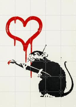IXXI - Love Rat by Banksy 