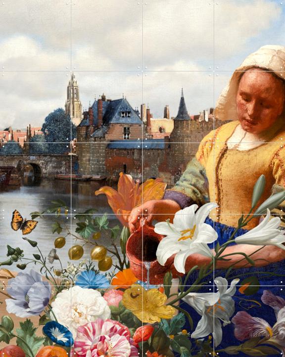 Het Melkmeisje - View of Delft Garden Edition