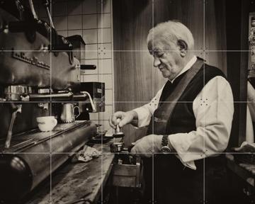 'Vintage Barista' van Antonio Grambone
