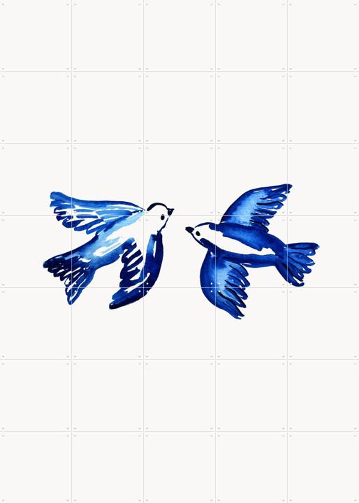 Blue Portuguese Birds