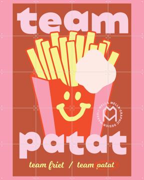 'Team Patat' by Mella Mella