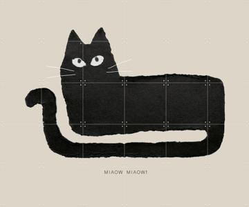 'Le Chat' by Maaike Koster & My Deer Art Shop