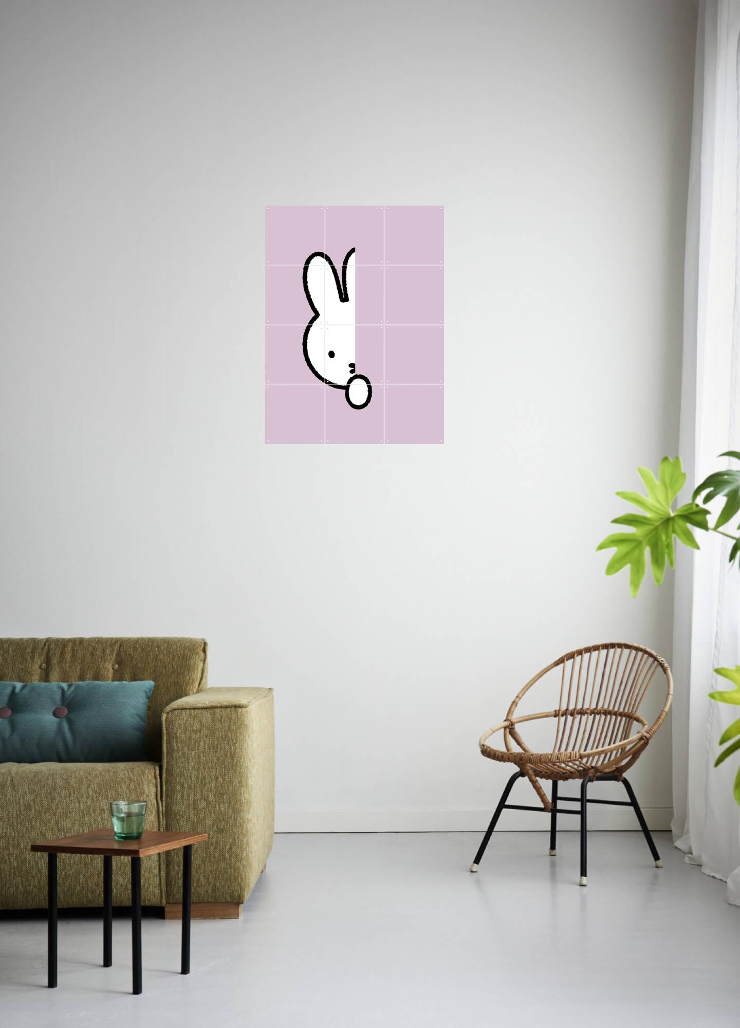 Miffy Hide & Seek Lila By Miffy | Wall Art & Art Prints | IXXI