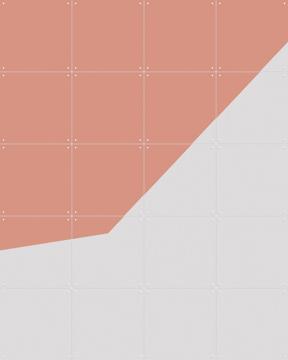 'Color blocking - Pink Grey' van Allon Dery