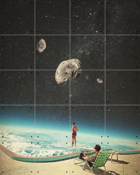 'Summer with a Chance of Asteroids' von Frank Moth
