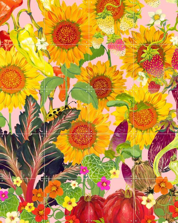 Vegetable Garden Pink