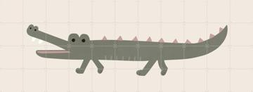 'Crocodile' van Little Otja