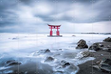 IXXI - Torii Gate Toyosaki Konpira Shrine - Japan by Jan Becke 