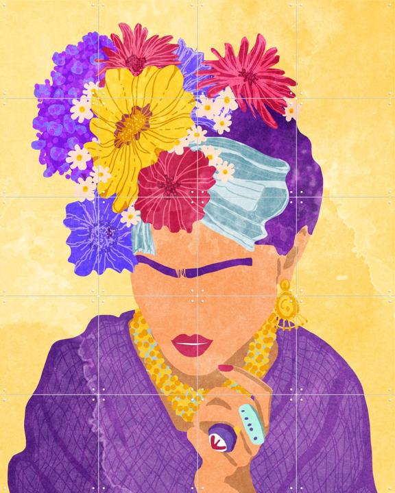 Frida and Flowers