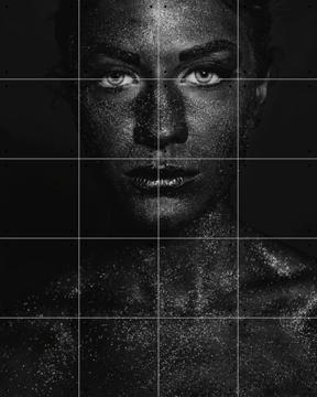 'Black Face' by Sajedah Al-Asfoor & 1X