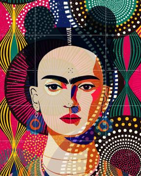 'Frida in Layers of Colors' by Marja van den Hurk