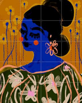 'Blue Blossom Muse' by Treechild