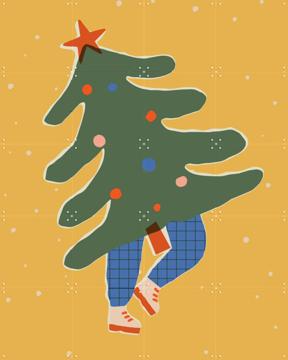 'Walking Christmas Tree' by Treechild