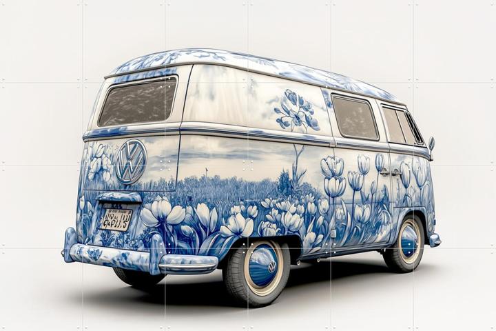 Delft Blue VW Bus 4