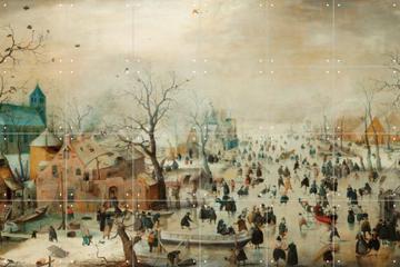IXXI - Winter Landscape with Ice Skaters by Hendrick Avercamp & Rijksmuseum