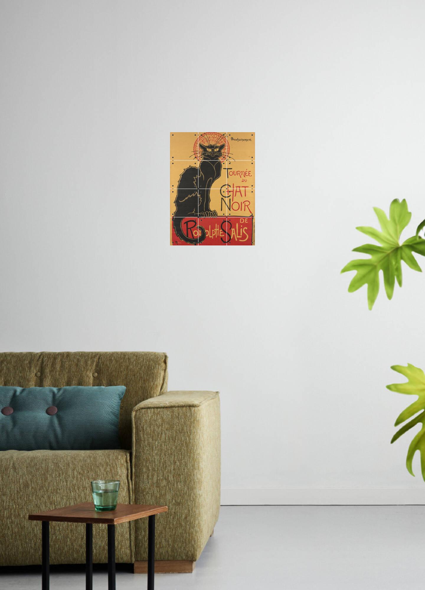 Le Chat Noir (1896), by Théophile Alexandre Steinlen - IXXI