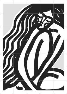 'The Silence (Black)' van Treechild