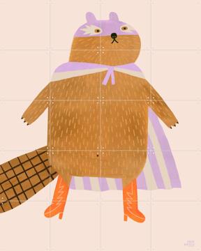 'Super Hero Bever' by Aniek Bartels