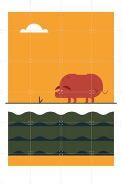 'The Big 5 - pig' van Studio Kars + Boom