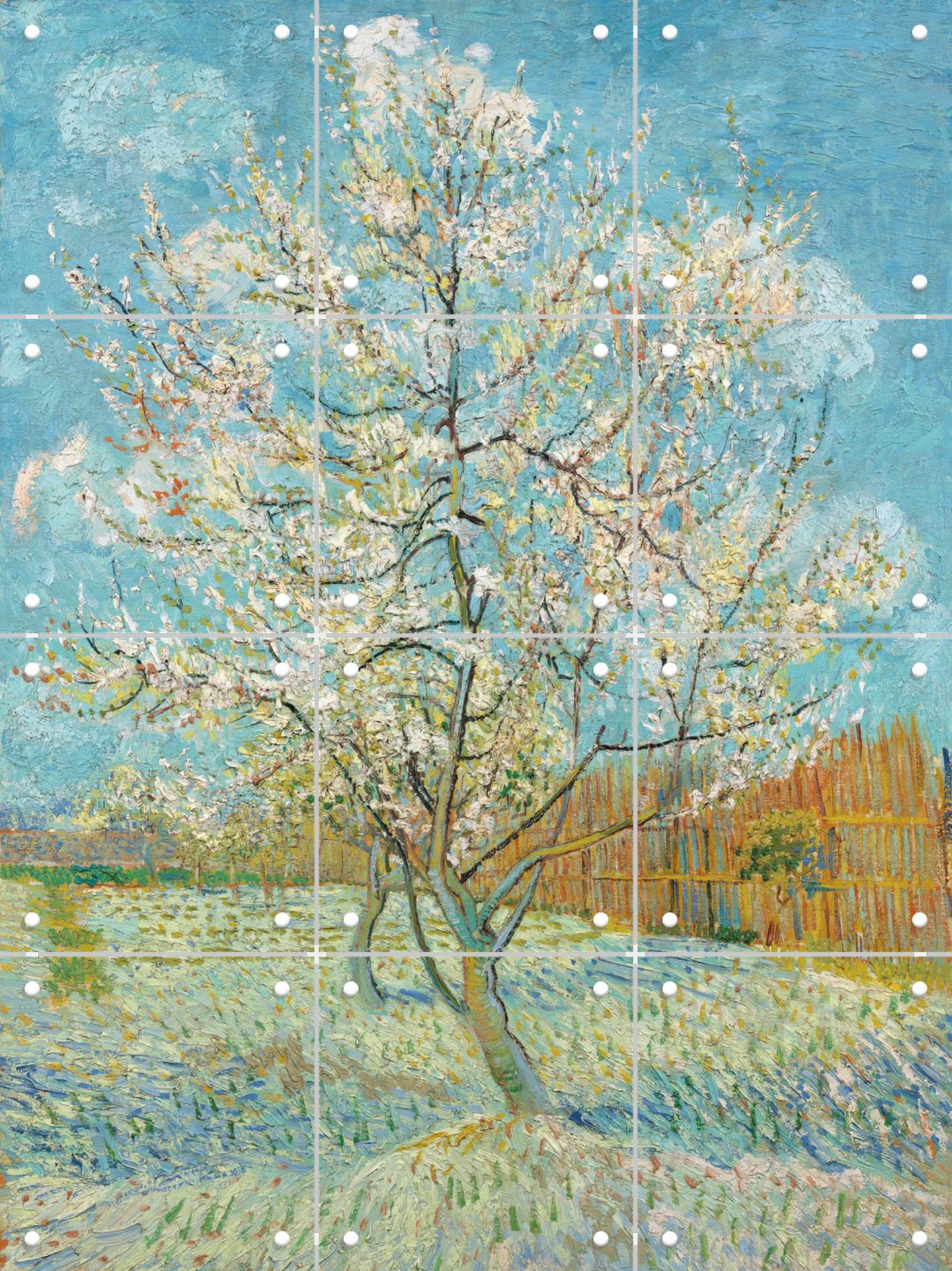 The Pink Peach Tree (1888) By Vincent van Gogh (1853 - 1890