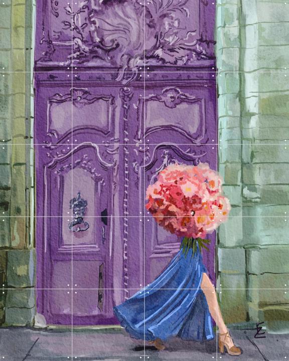 Lady with the Peonies