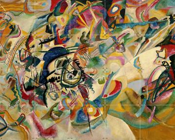 'Composition No. 7' van Kandinsky & Bridgeman Images