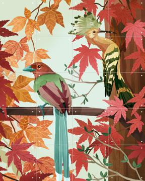 'Birds of Autumn' van Goed Blauw