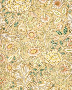 'Double Bough yellow' par William Morris & Victoria and Albert Museum